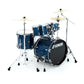 Sonor AQX Studio 5-piece Complete Drum Set - Blue Ocean Sparkle With Hardware & Cymbals