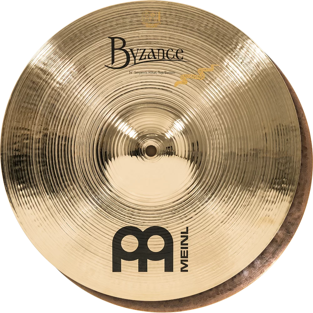 Meinl B14SH-B 14Inch Byzance Brilliant Serpents Hihat