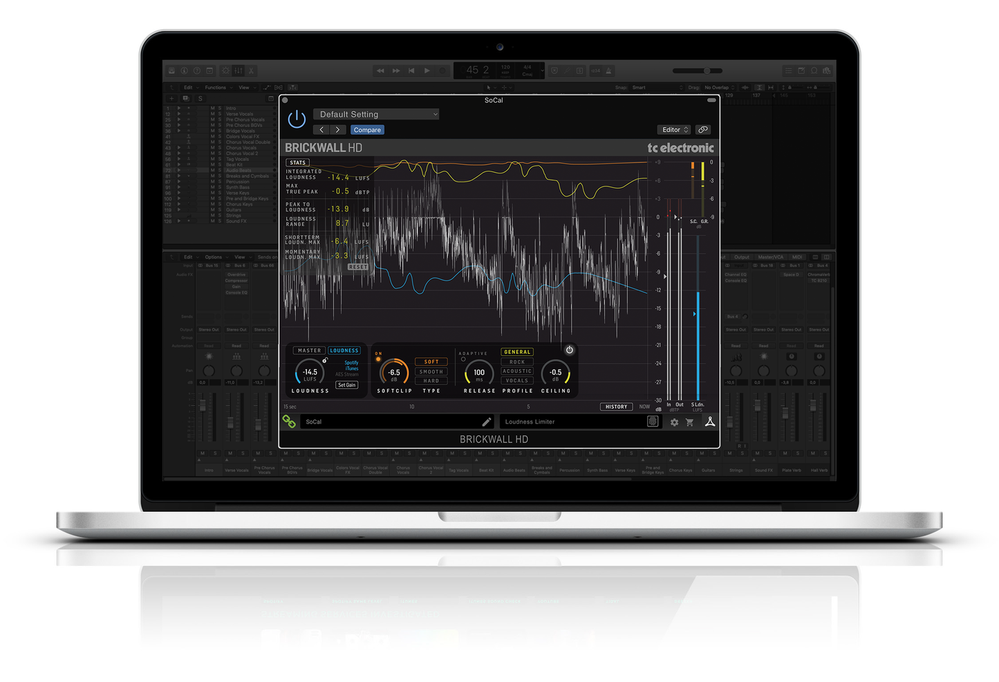 TC Electronic BRICKWALL HD-DT Mastering Brickwall Limiter Plug-in with Dedicated Hardware Interface