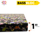 Bassbloc™ Bass Absorber | 6X3 Feet | Multi Colored Acoustic Foam Pack Of 4