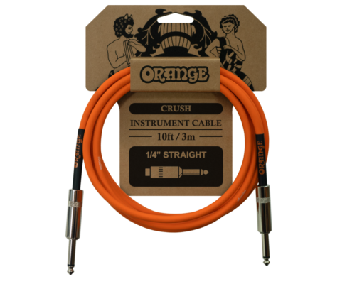 Orange CA034 Crush 10ft Instrument Cable Straight to Straight Pack Of 5