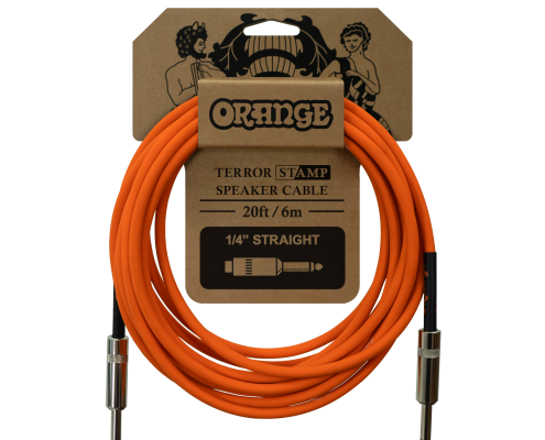 Orange CA036 Crush 20ft Instrument Cable Straight to Straight Pack Of 5