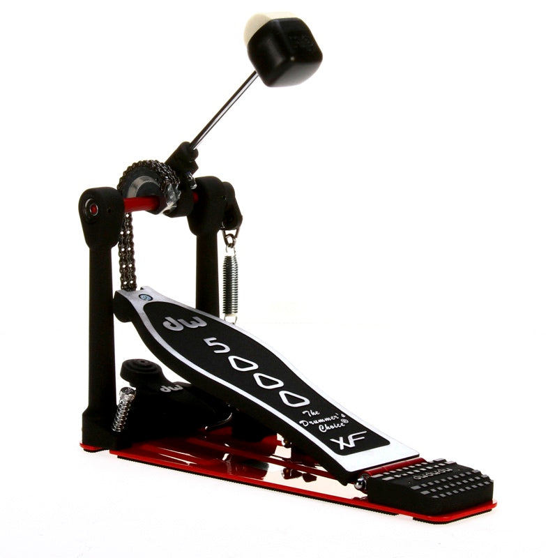 DW DWCP5000AD4XF 5000 Series Accelerator Single Bass Drum Pedal with Extended Footboard
