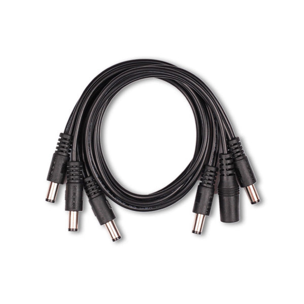 Mooer PDC-5S 5-Plug Straight Head Multi DC Power Cable Pack Of 10