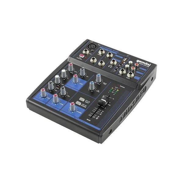 Gemini Audio GEM-05USB Compact 5 Channel Bluetooth Mixer