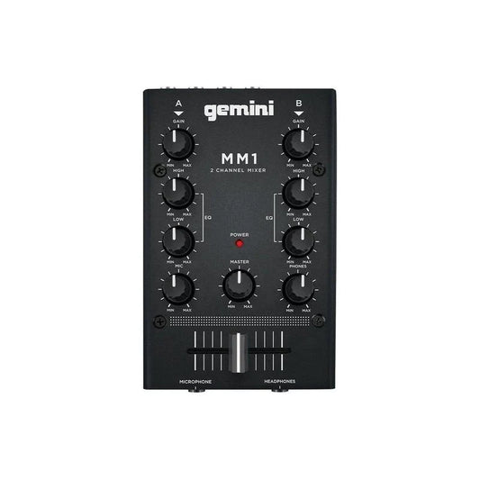 Gemini Audio MM1 2-Channel Pocket-Sized DJ Mixer