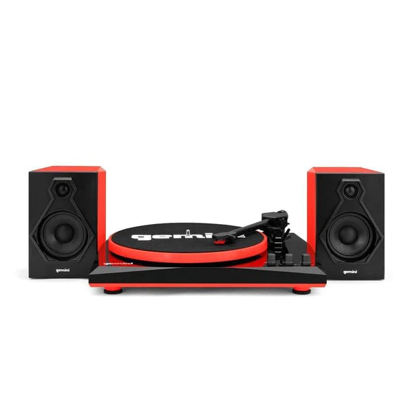 Gemini Audio TT-900 Stereo Turntable System (Black/Red)
