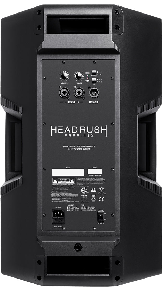Headrush FRFR-112 2000-watt 1x12" Powered Guitar Cabinet