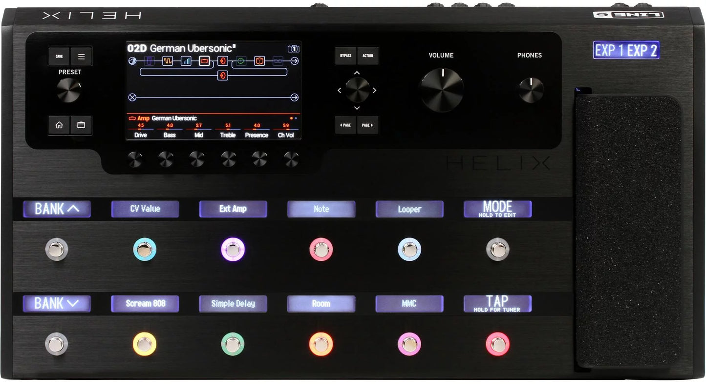 Line 6 Helix Guitar Multi-effects Floor Processor P21