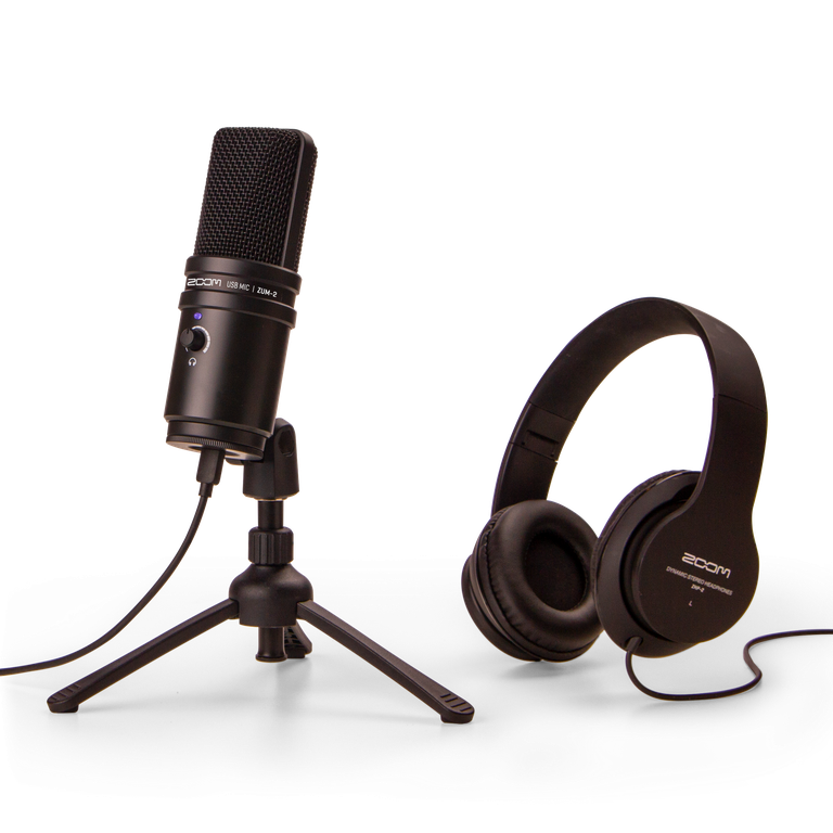Zoom ZUM-2 PMP Podcast USB Mic Pack