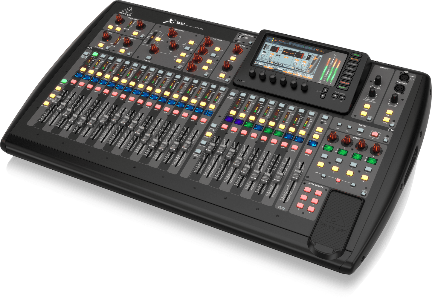 Behringer X32 40Input Digital Mixing Console With S32 32Channel Stage I/O Box