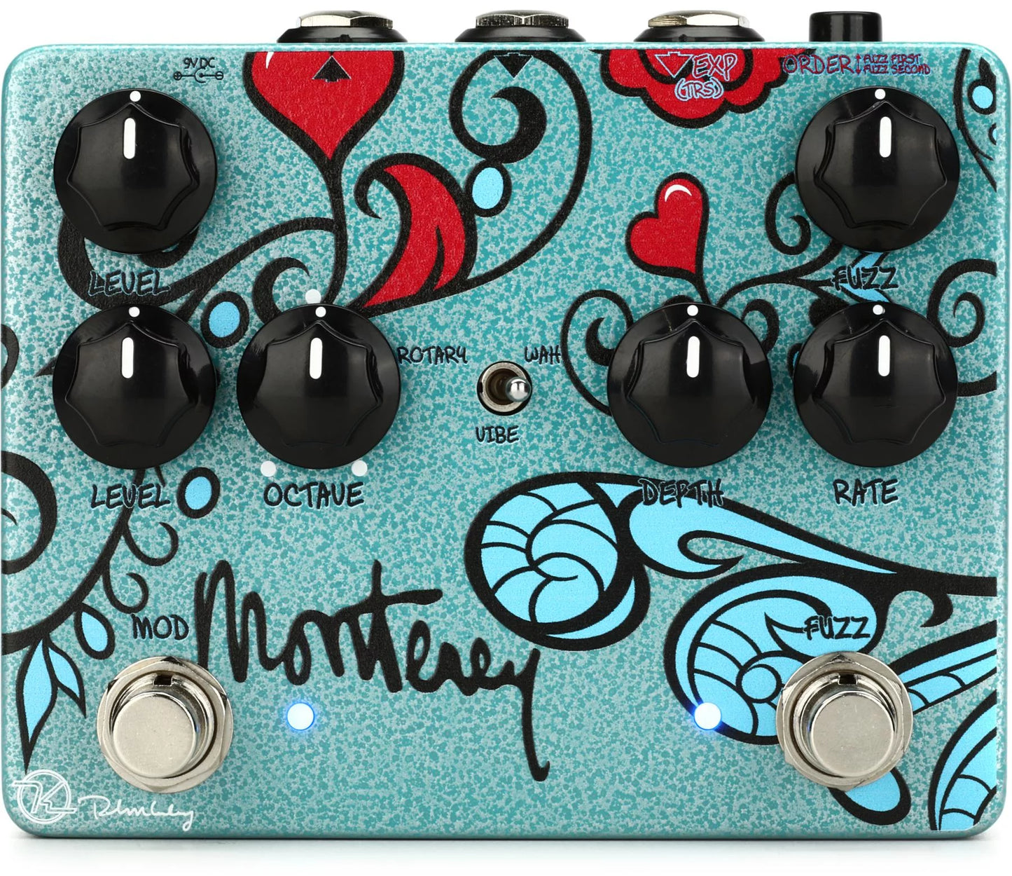 Keeley Monterey Rotary Fuzz Vibe Multi-effects Pedal