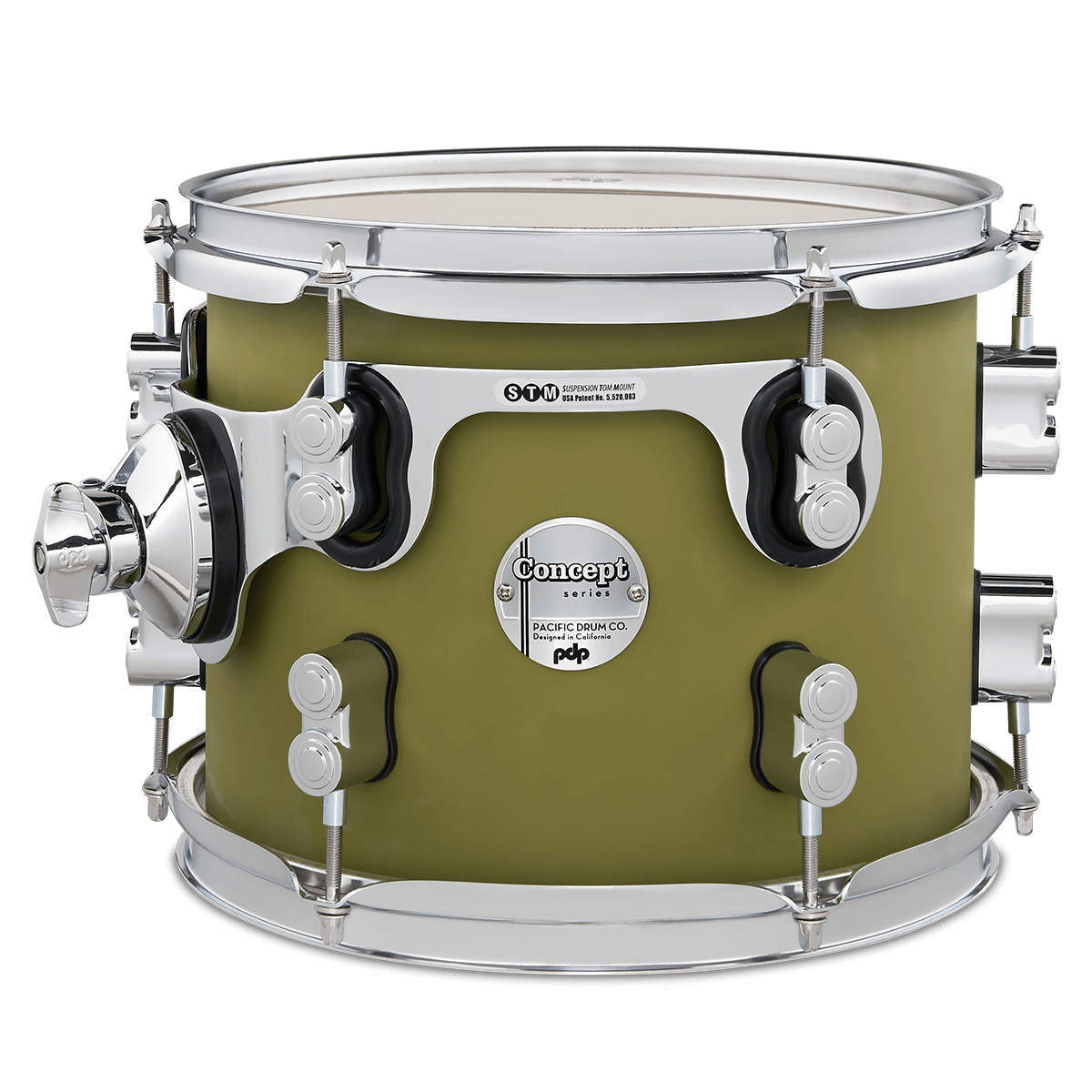 PDP PDCM2217SO Concept Maple Shell Pack 7-piece Satin Olive