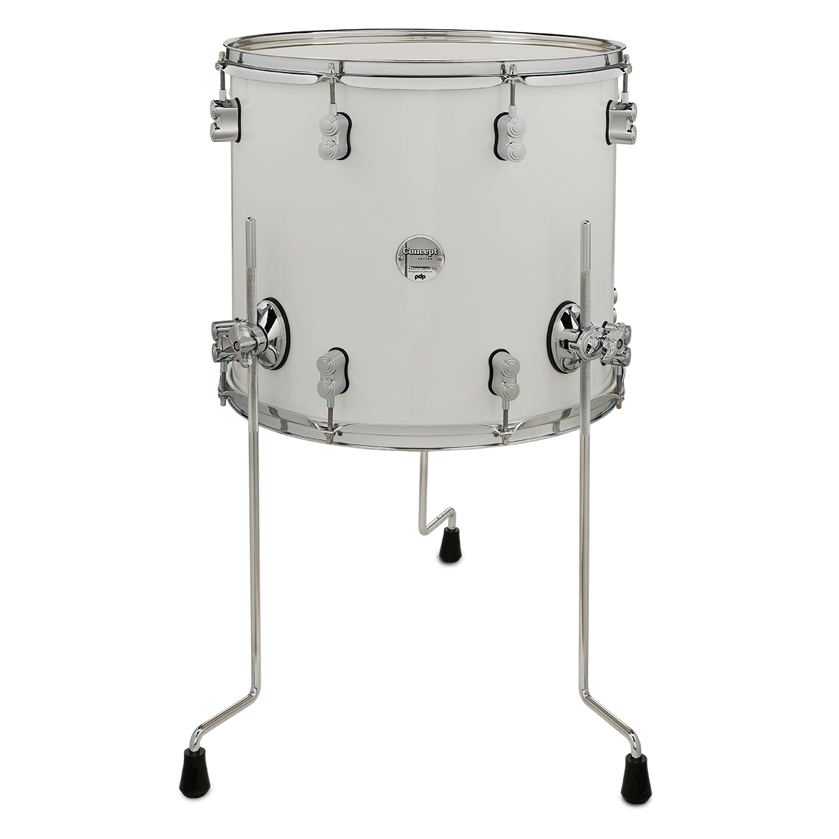 PDP PDCM2215PW Concept Maple Shell Pack Pearlescent White Lacquer 5-piece Drum Kit