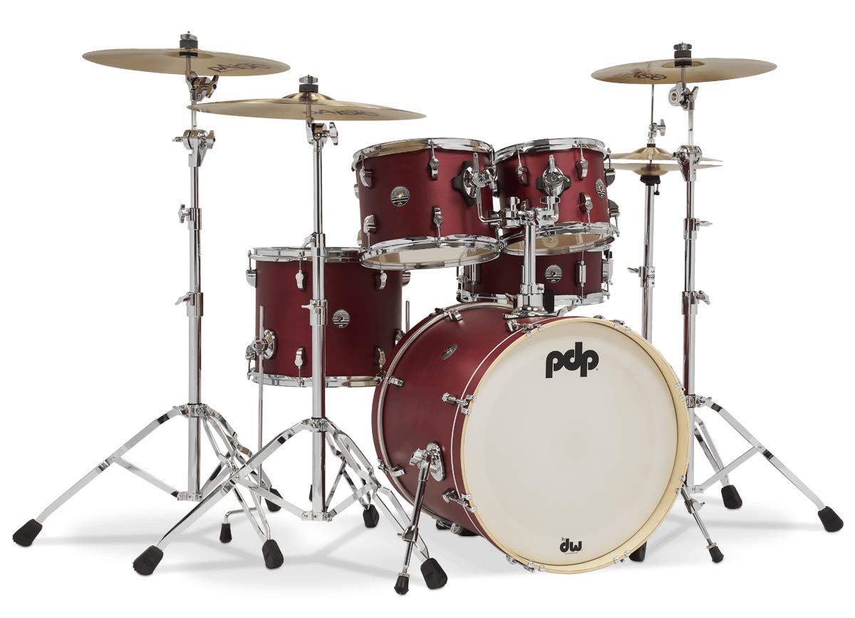 PDP PDST2015RD Spectrum Series CHERRY 5PC Drum Kit