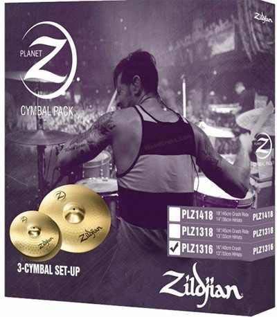 Zildjian Cymbals PlanetZ PLZ1316 Cymbal Set - 16'' - 13''