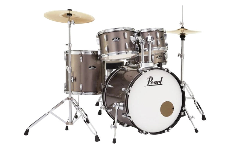Pearl RS525C/C Roadshow 5Pcs Drum Set With Hardware & Cymbals - Bronze Metallic