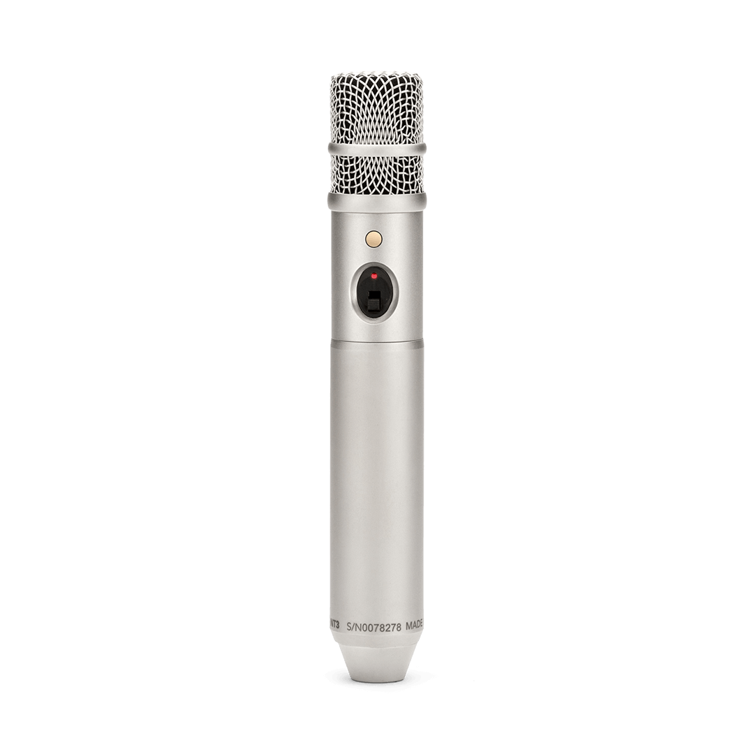 Rode NT3
3/4-inch Cardoid Condenser Microphone