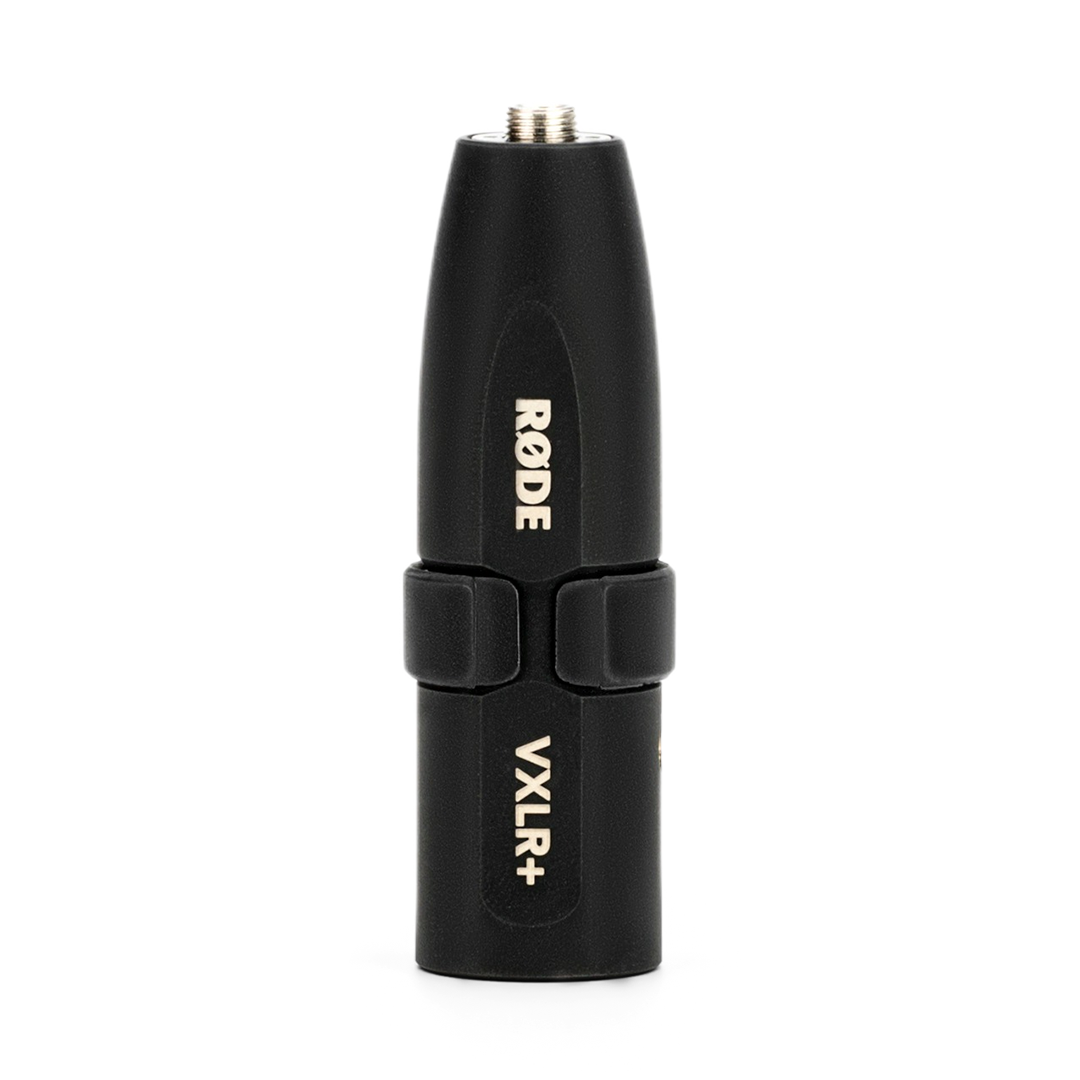 Rode VXLR+
3.5mm Mini-jack to XLR Adaptor with Power Converter