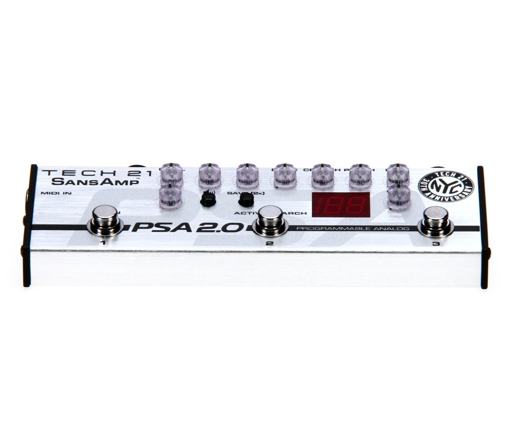 Tech 21 SansAmp PSA 2.0 Programmable Instrument Pre-amp Pedal