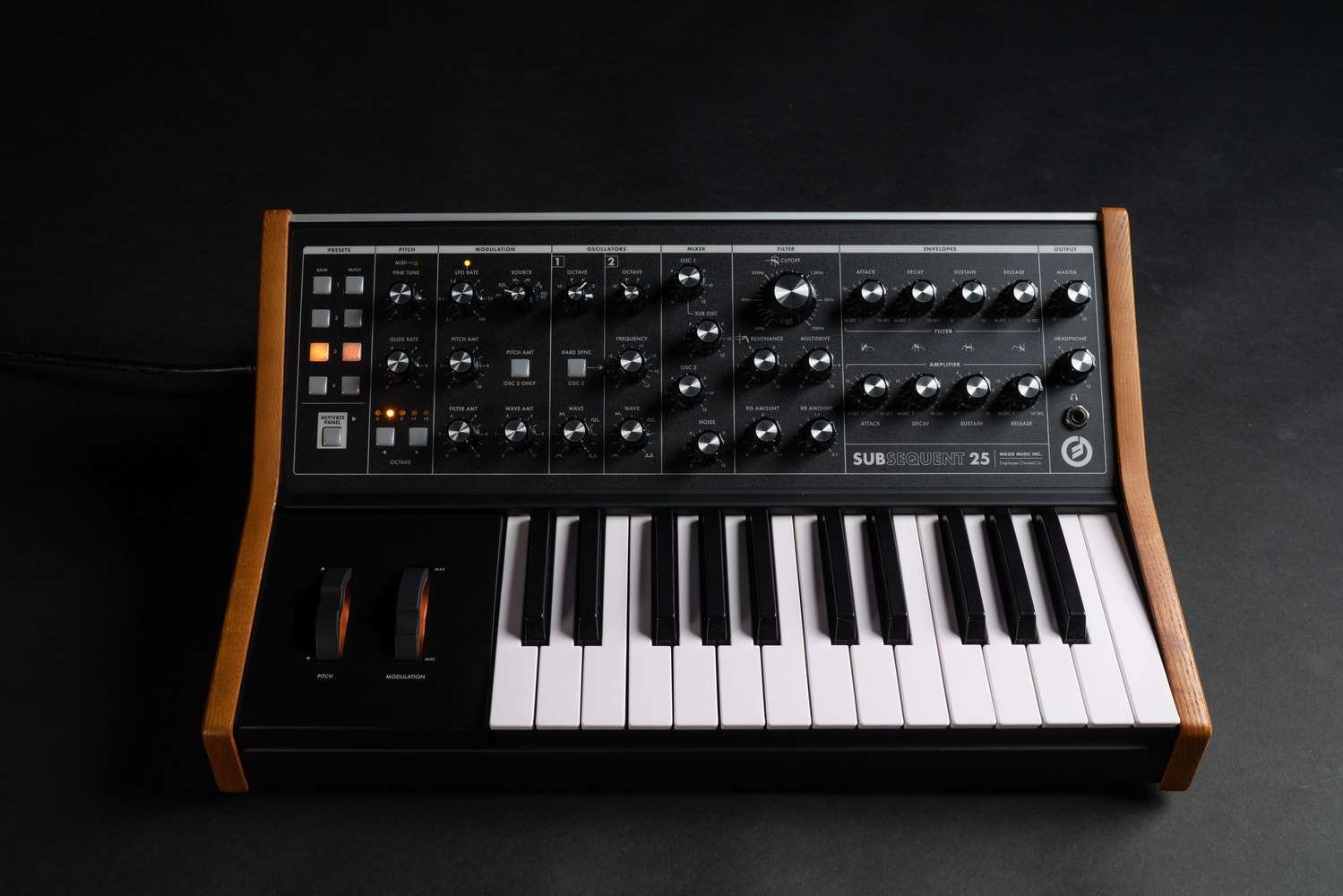 Moog Subsequent 25 2-Note Paraphonic Analog Synthesizer – Jubal Store