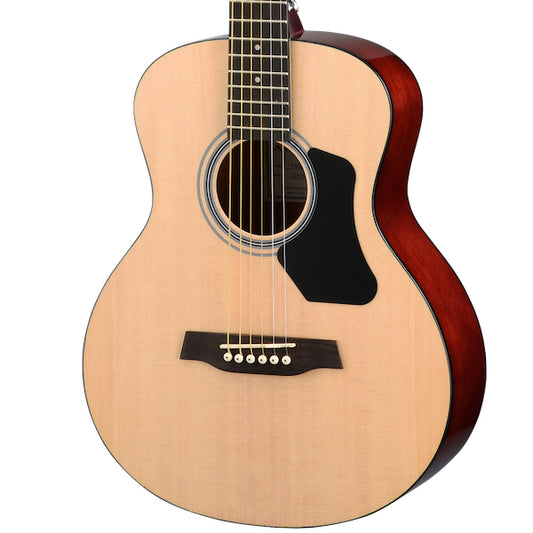 Walden T350/W 300 Series Acoustic Guitar Travel Size with Bag - Gloss Natural