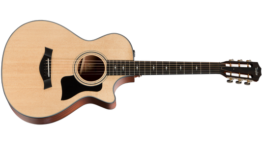 Taylor 312ce 12-Fret 300 Series Nylon Strings V-Class(R)Bracing Acoustic Guitar
