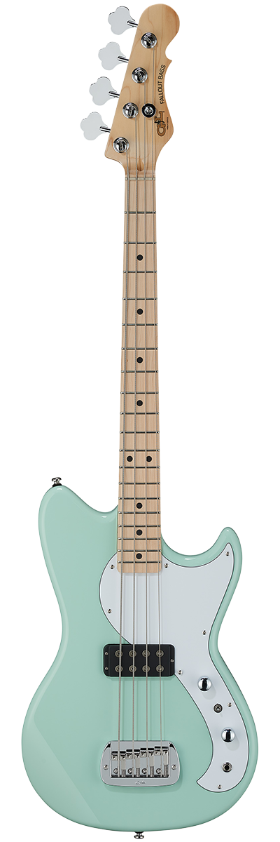 G&L Tribute Fallout Short Scale Bass Guitar - Surf Green