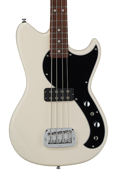 G&L Tribute Fallout Short Scale Bass Guitar - Olympic White
