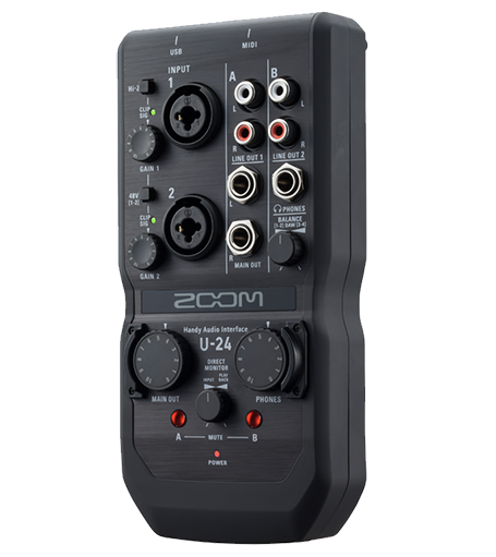 Zoom U-24 HANDY AUDIO INTERFACE