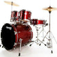 Mapex Tornado 5 pcs Drum Set w/Hardware Throne & Cymbals -Wine Red TND5294FTCDR