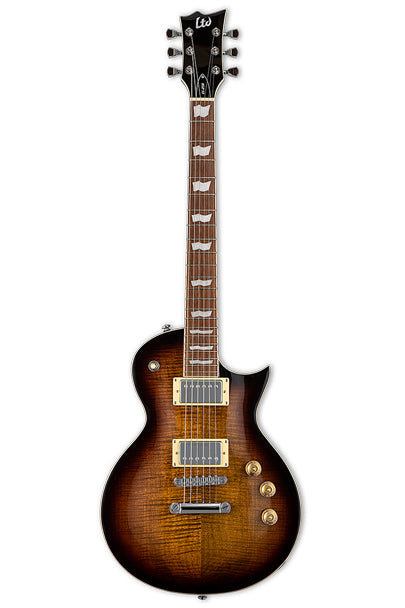 ESP EC256FM DBSB ESPG002 6 String Electric Guitar - Dark Brown Sunburst