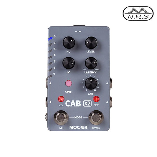 Mooer Cab X2 Stereo Cabinet Simulation Pedal