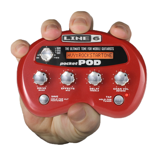 Line 6 Pocket Pod Multi-Effects Guitar Processor P9-1