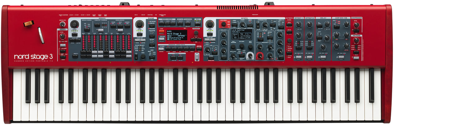 Nord Stage 3 HP76 76-Note Hammer Action Portable Keybed
