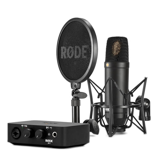 Rode NT1 & AI-1 Complete Studio Kit
Complete Studio Kit with Audio Interface